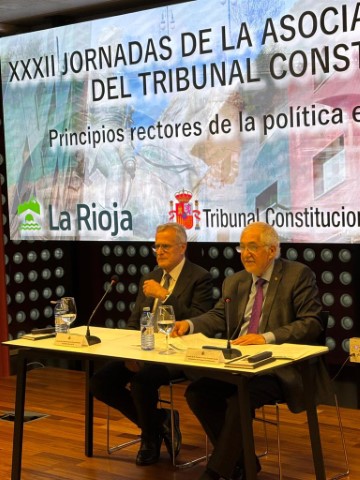 El Presidente del TC inaugura las XXXII Jornadas de la Asociación de Letrados del Tribunal Constitucional en Logroño